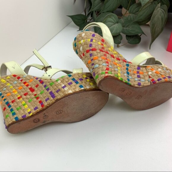 Betsey  Johnson Kendall Natural Wedge size 7 - Picture 5 of 10